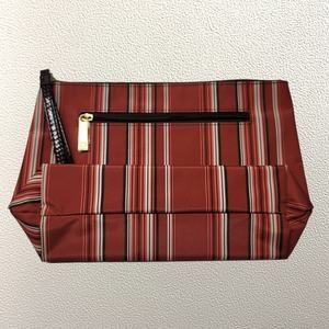 Vintage Estee Lauder Zipper Closure Cosmetic Clutch Travel Bag